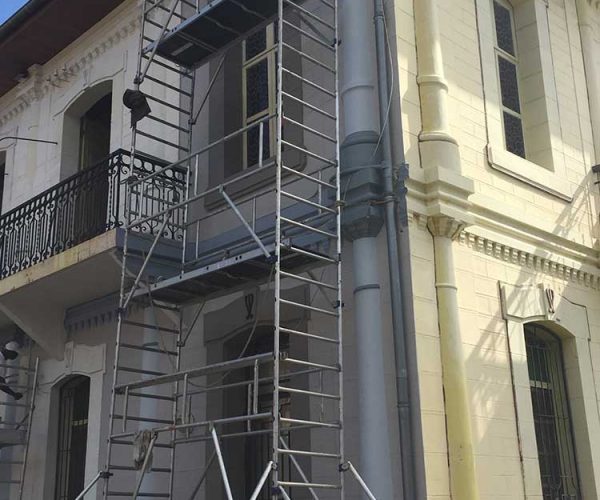 Travaux de peinture des façades - Mairie de Cayenne - Guyane 12